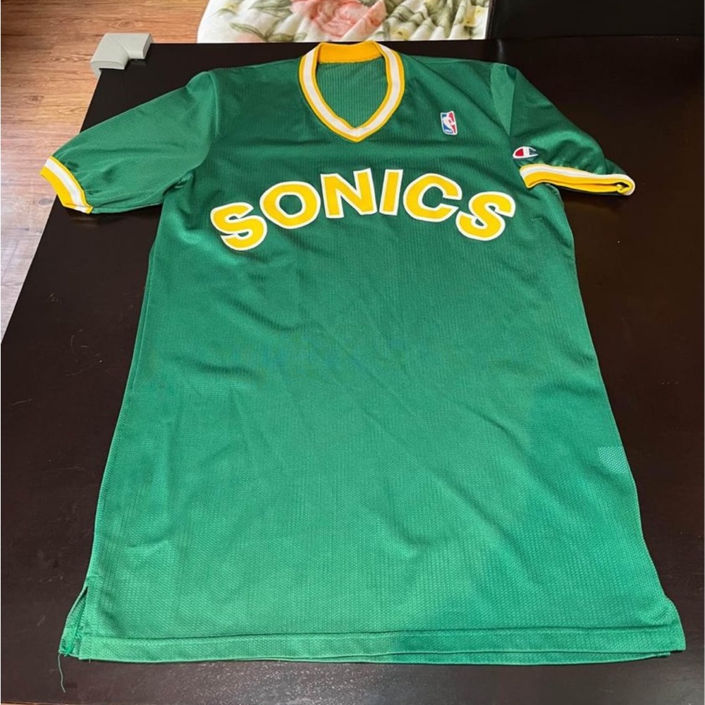 Vintage Champion Seattle Sonics Warm up Jersey 🔥🔥🔥